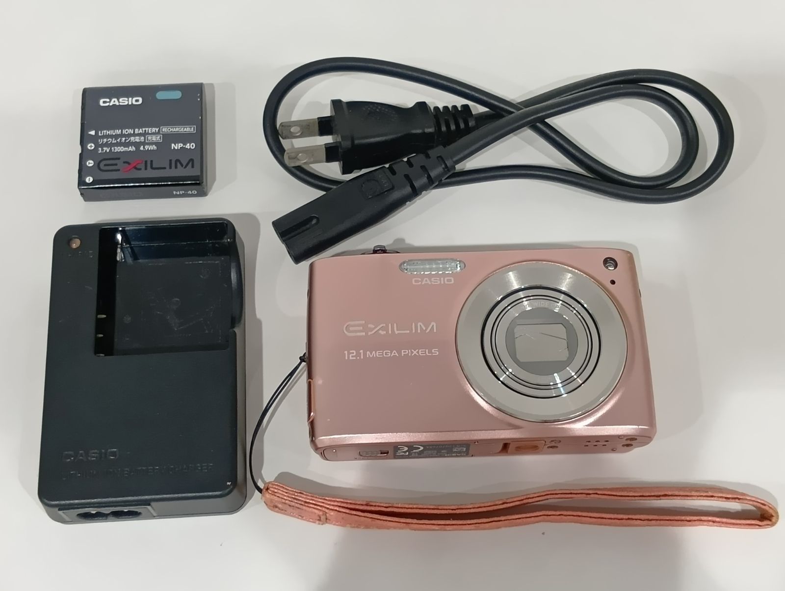 【動作確認済】CASIO EXILIM EX-Z400 ピンク デジカメ［店舗番号S］