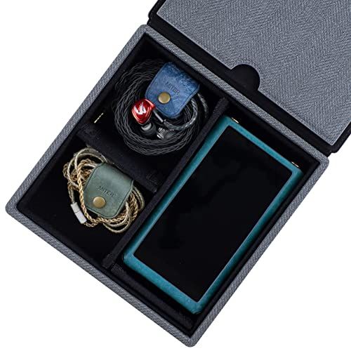 キャリングケース イヤホン 収納 FiiO iBasso Sony Shanling HiBy Cayin Astell&Kern Questyle Earphone 用、IEM イヤホン + デジタルオーディオプレーヤー用ハンドメイドアクリ 199ca6de