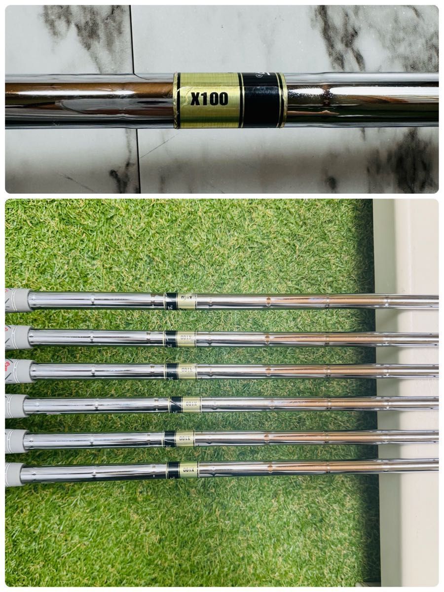 良品】名器 タイトリスト T100 2019 メンズアイアンセット 6本 X