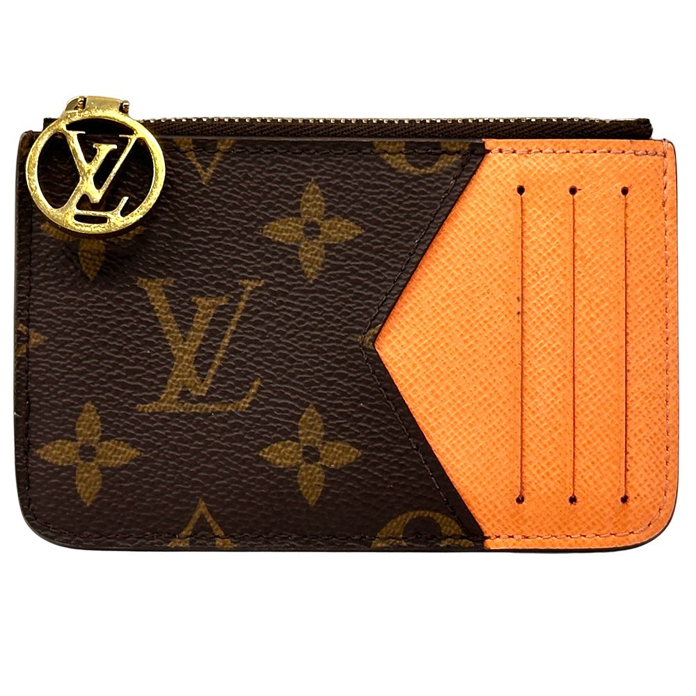 ルイ・ヴィトン LOUIS VUITTON カードケース モノグラム メンズ レディース ブランド コインカード･ホルダー アプリコット オレンジ ブラウン M83603 【中古】