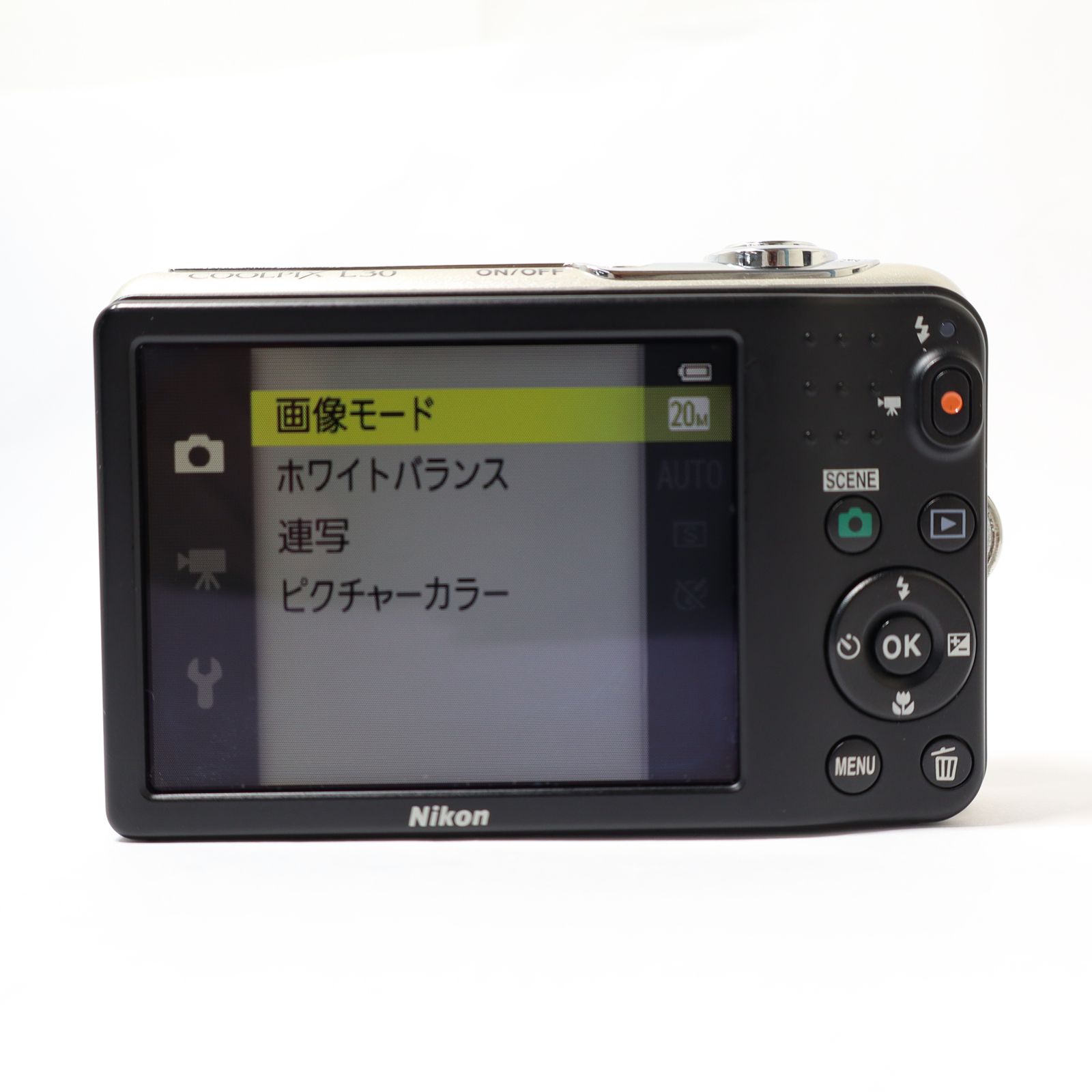 デジカメ　Nikon COOLPIX L30 動作確認済み 乾電池式 Nikon COOLPIX L30 乾電池式 動作確認済み デジタルカメラ コンパクト