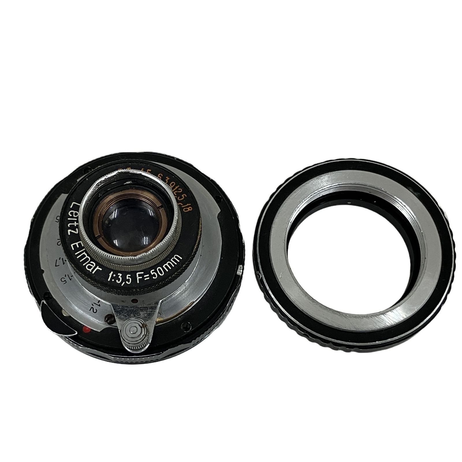 Leitz ライカ Elmar 50mm 1: 3.5 ヴィンテージ オールド レンズ ジャンク O11199159
