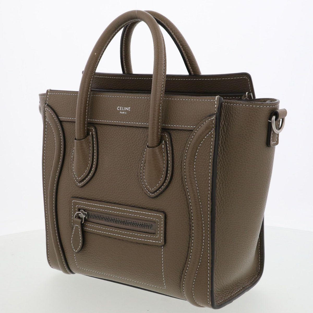 CELINE セリーヌ 2WAY ラゲージ ナノショッパー ハンドバッグ 168243
