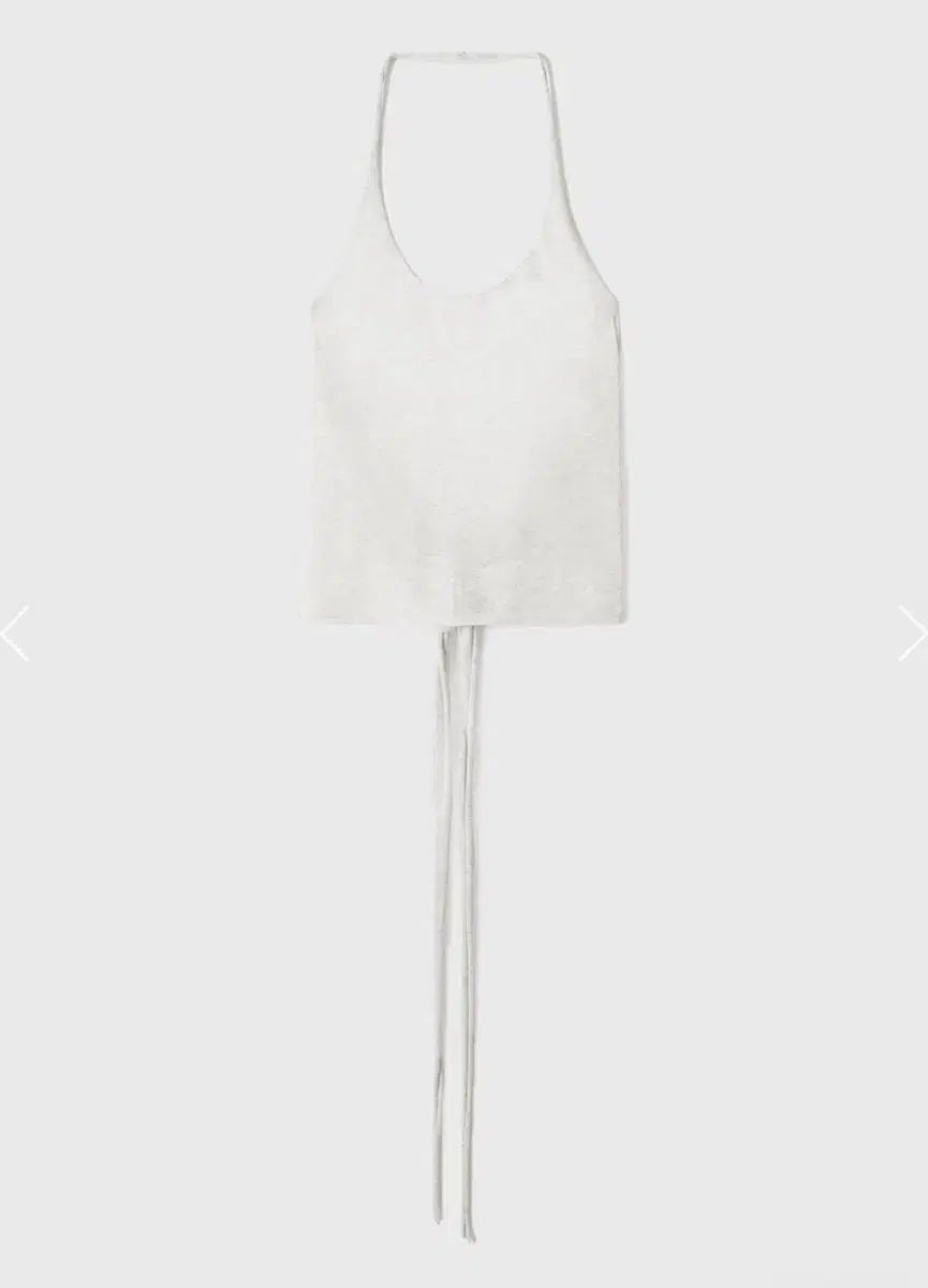 ウール Tie-Back Halter Knit