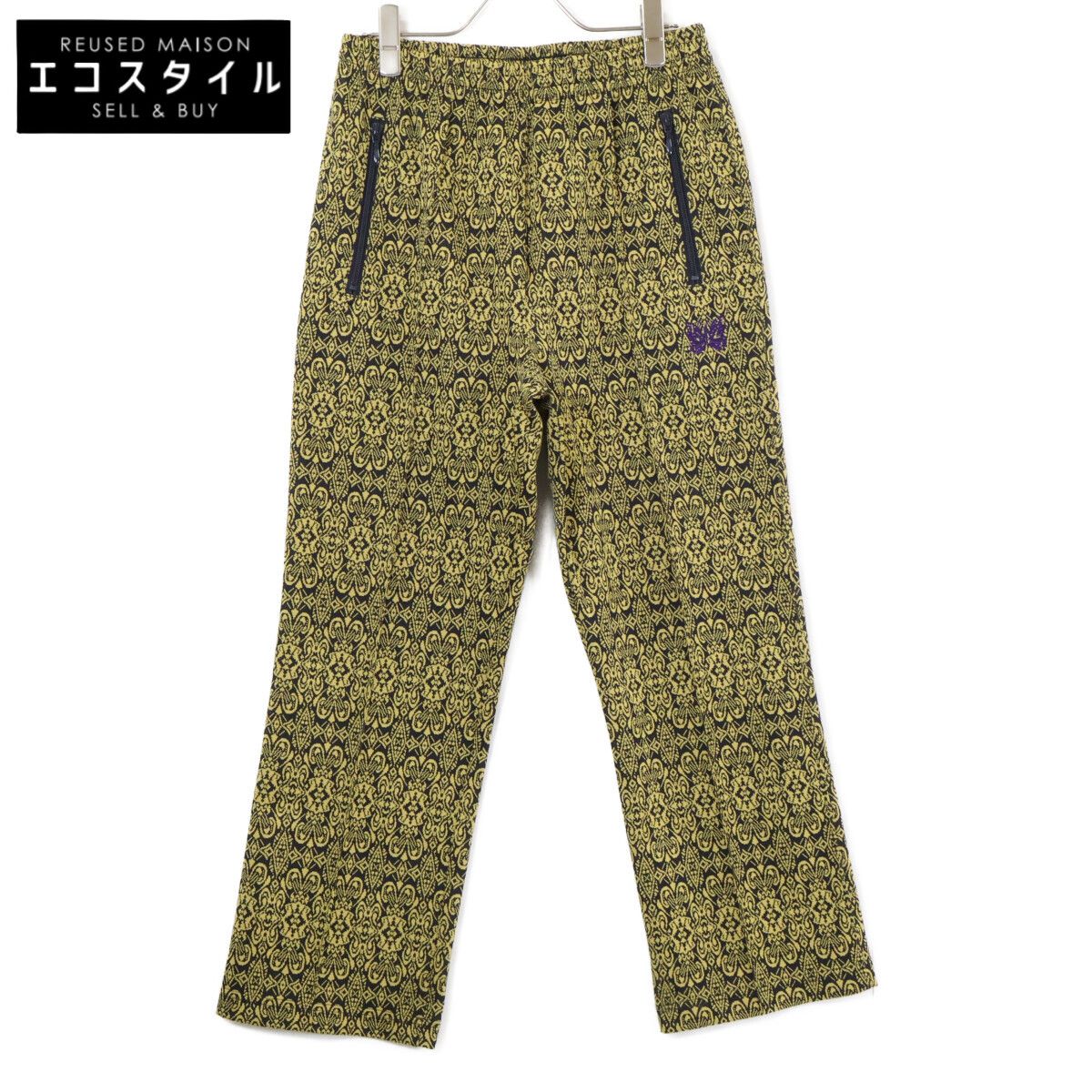 needles　ニードルズ　【美品】RW313 Track Pant - Poly Jacquard 総柄トラックパンツ　XS