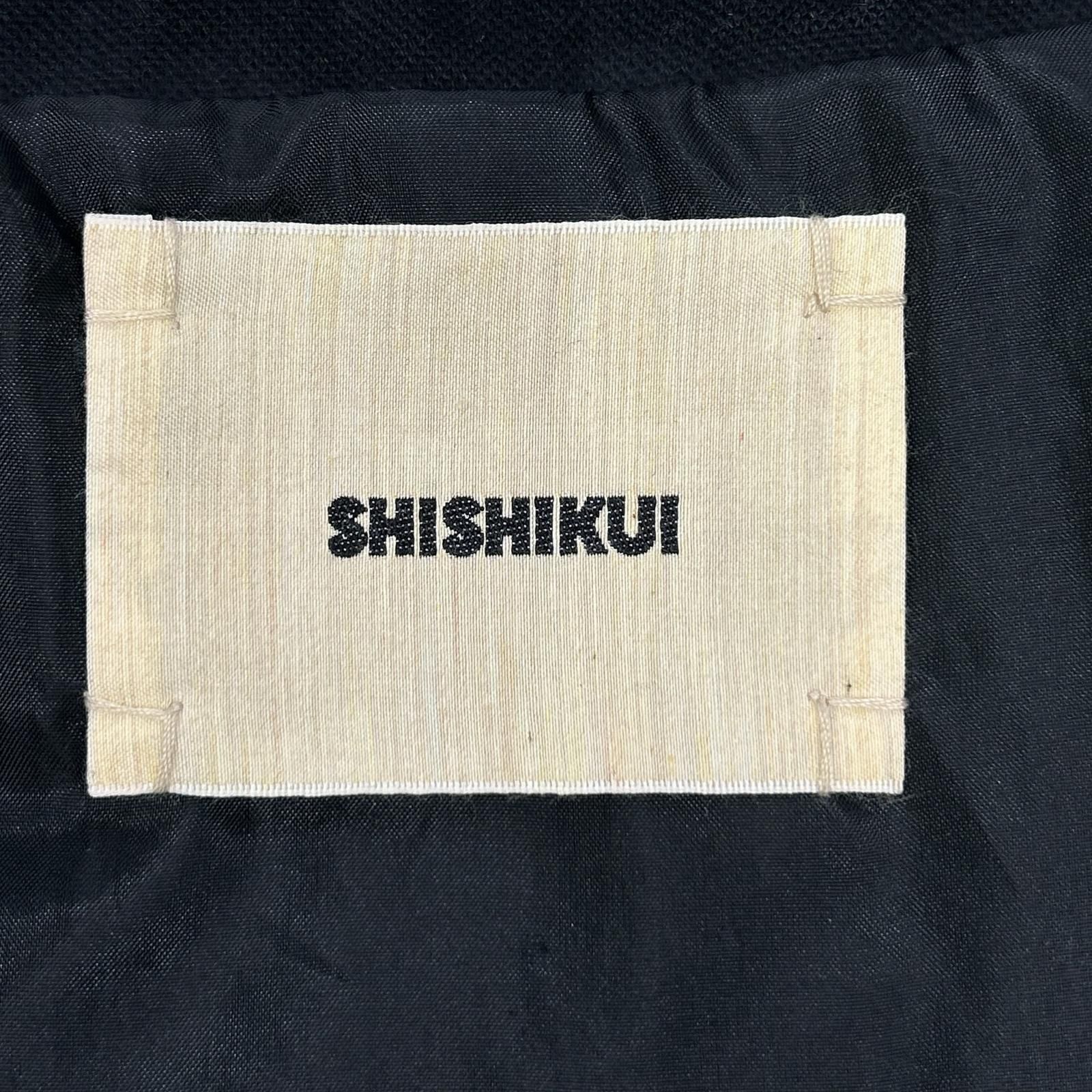 THE SHISHIKUI シシクイ 2143 25AW ブラック ジップアップ ウォッシュ