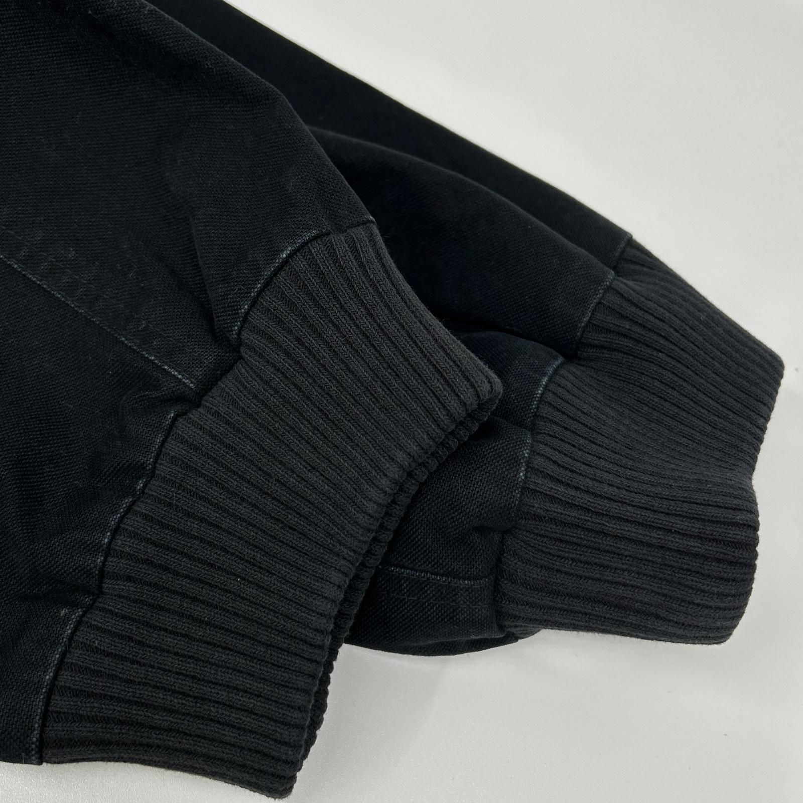 THE SHISHIKUI シシクイ 2143 25AW ブラック ジップアップ ウォッシュ