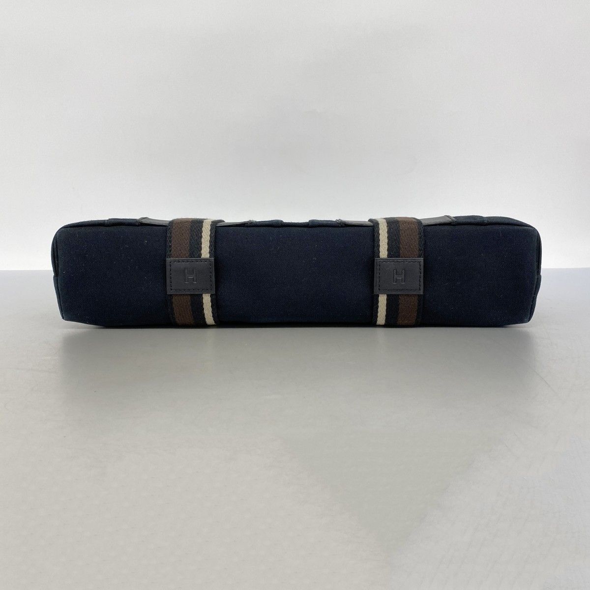 6ee6043-k】エルメス トートバッグ トロカホリゾンタルMM キャンバス