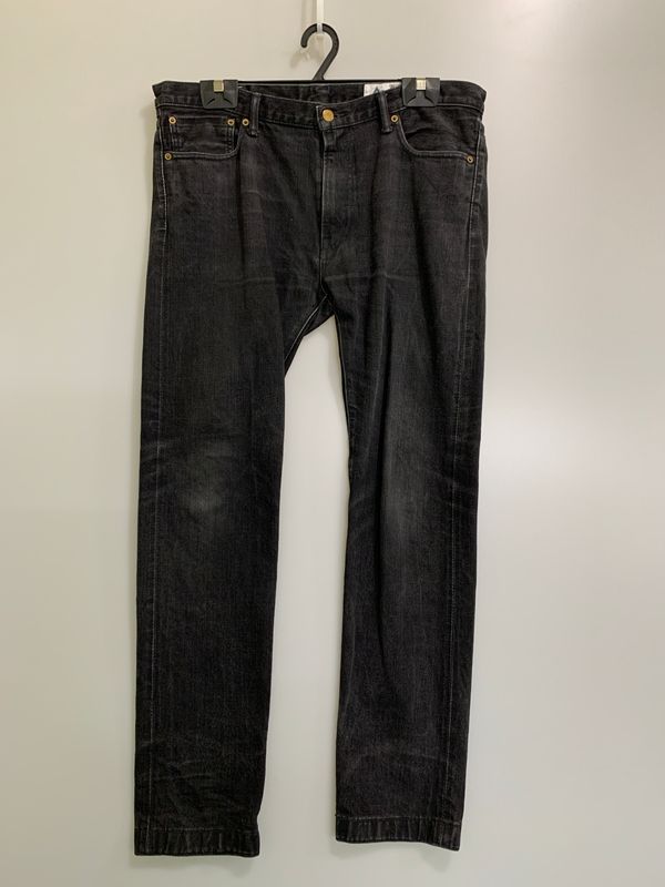 【中古品】 CHALLENGER チャレンジャー CLG-PT015-005 NARROW BLACK DENIM PANTS デニムパンツ ボトムス 【153-260531-AS-4-min】