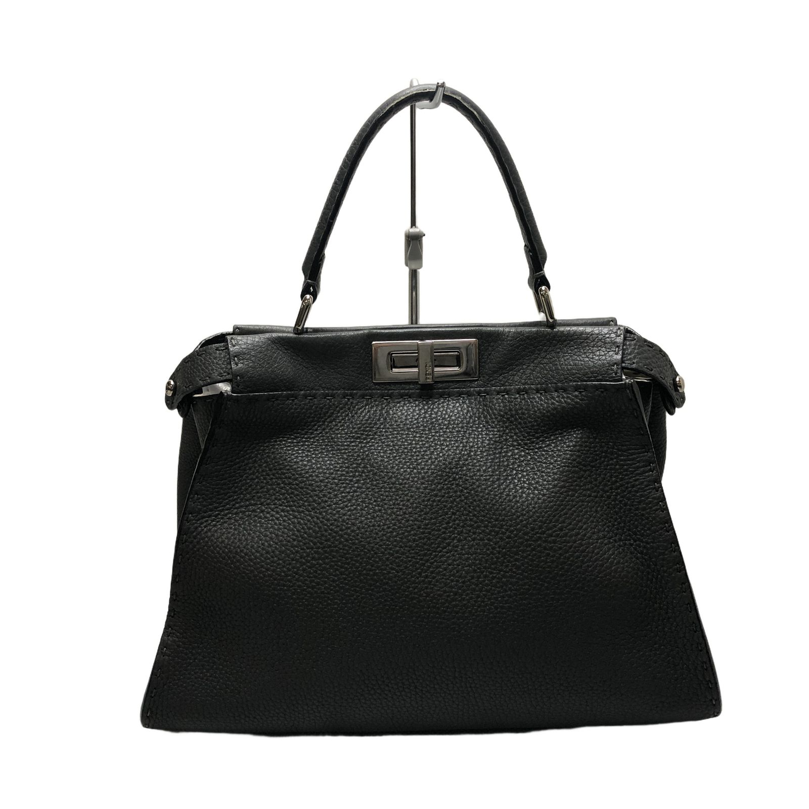 FENDI フェンディ 8BN290-Q0J ピーカブー アイコニック ミディアム セレリア ハンドバッグ レディース 中古 T11194888