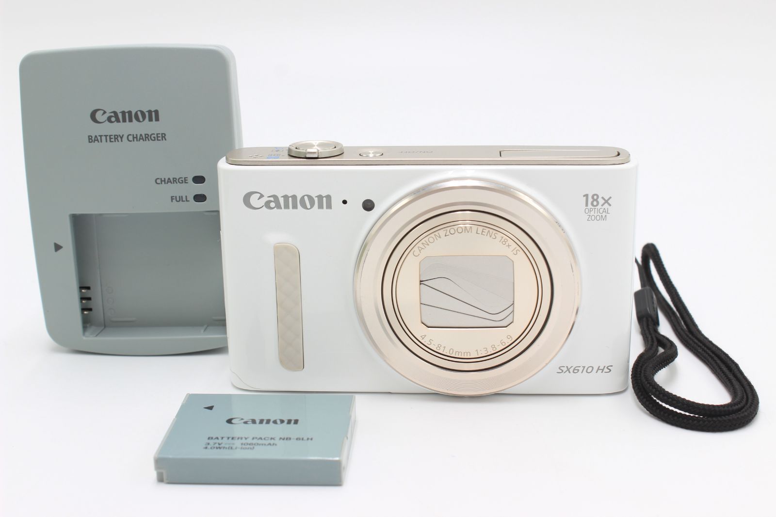 Canon PowerShot SX610 HS ホワイト 光学18倍ズーム PSSX610HS(WH) キヤノン