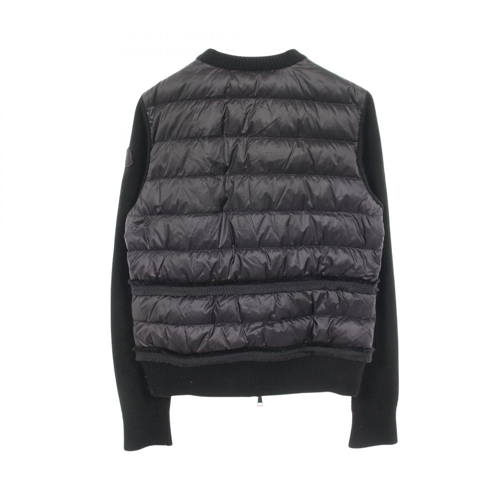 ね*こ様 モンクレール ハーヴィー ジュボット ダウンジャケット ウール 切り替 モンクレール MONCLER ダウンジャケット ニット切替 9B00006 ナイロン