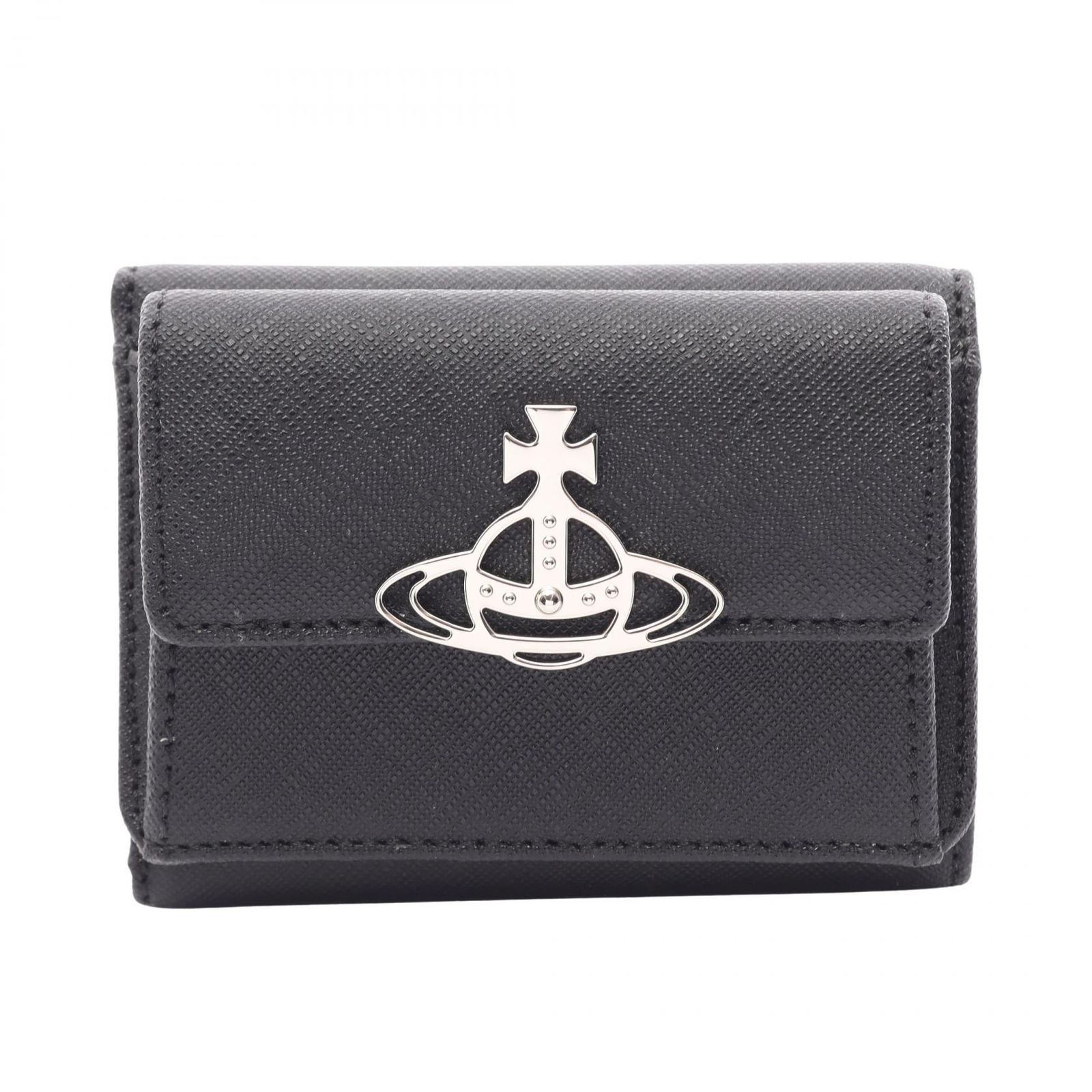 ヴィヴィアンウエストウッド Vivienne Westwood 三つ折り財布 5115002UWL001NN401 ブラック レザー 三つ折り財布 レディース 新品