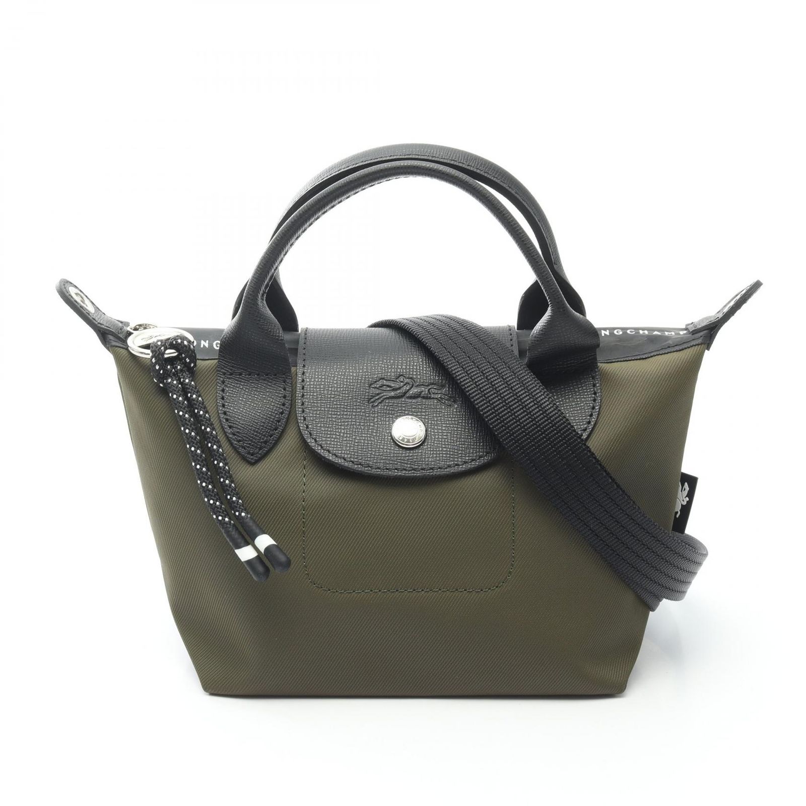 ロンシャン Longchamp ハンドバッグ ル プリアージュ エナジー XS 2WAY L1500HSR892 カーキ キャンバス レザー ル プリアージュ エナジー XS トップハンドルバッグ レディース