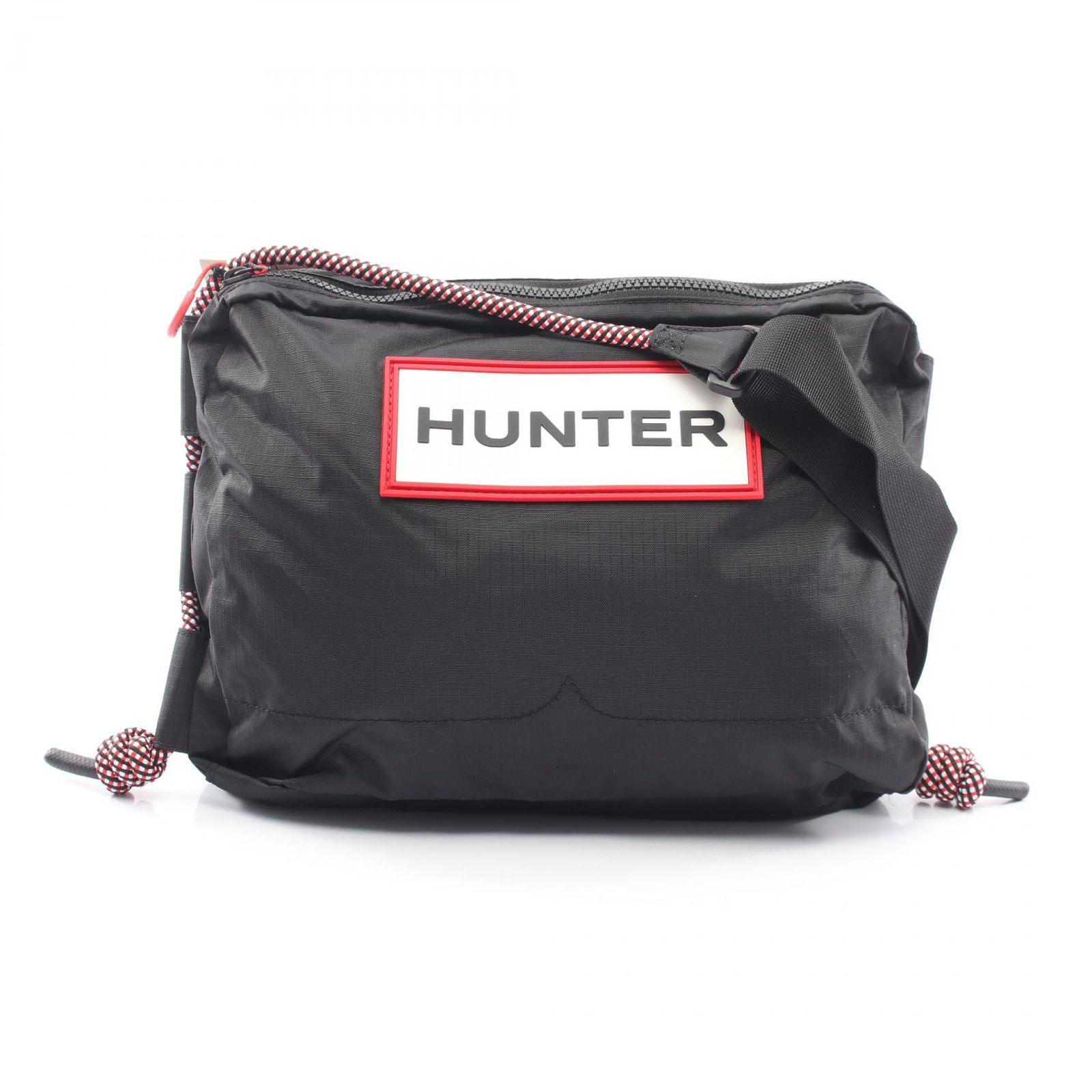 ハンター HUNTER ショルダーバッグ トラベル リップストップ サコッシュ UBC1515NRSRBO ブラック ナイロン トラベル リップストップ サコッシュ レディース 新品