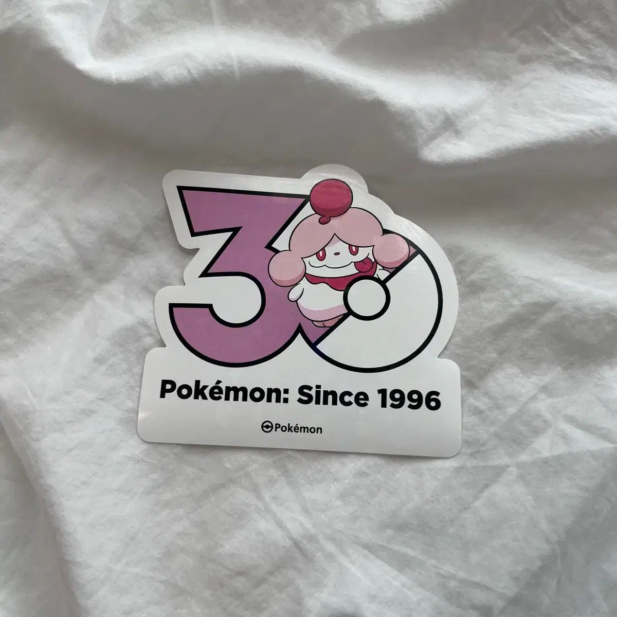 ポケットモンスター 30周年 ロゴ ステッカー ナルリム-セールが 