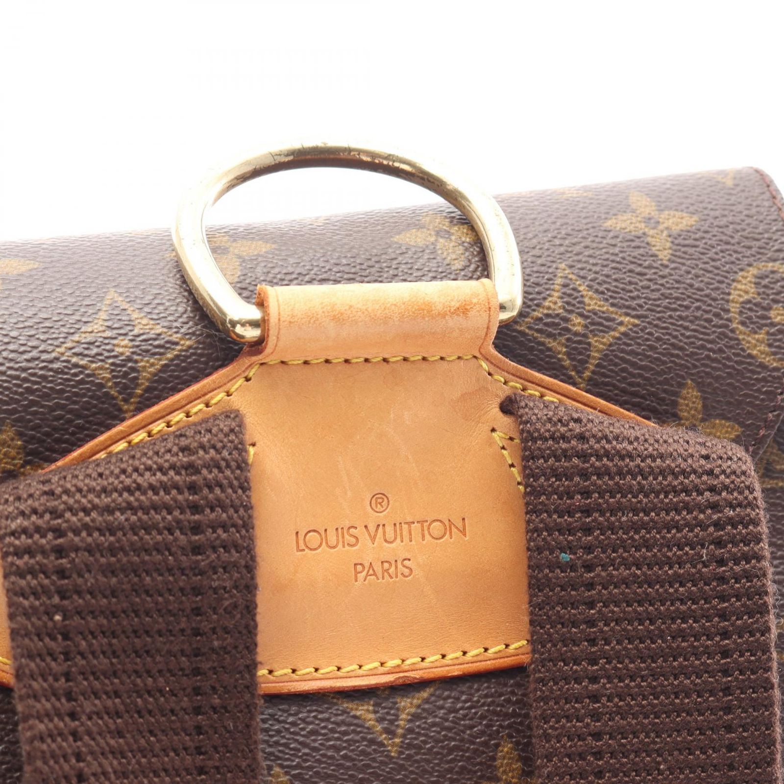 ルイ・ヴィトン LOUIS VUITTON リュックサック バックパック モンスリGM モノグラム M51135 PVCコーティングキャンバス レザー モンスリGM レディース Used B