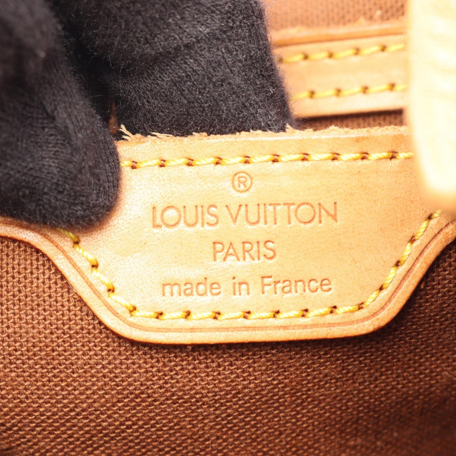 ルイ・ヴィトン LOUIS VUITTON リュックサック バックパック モンスリGM モノグラム M51135 PVCコーティングキャンバス レザー モンスリGM レディース Used B