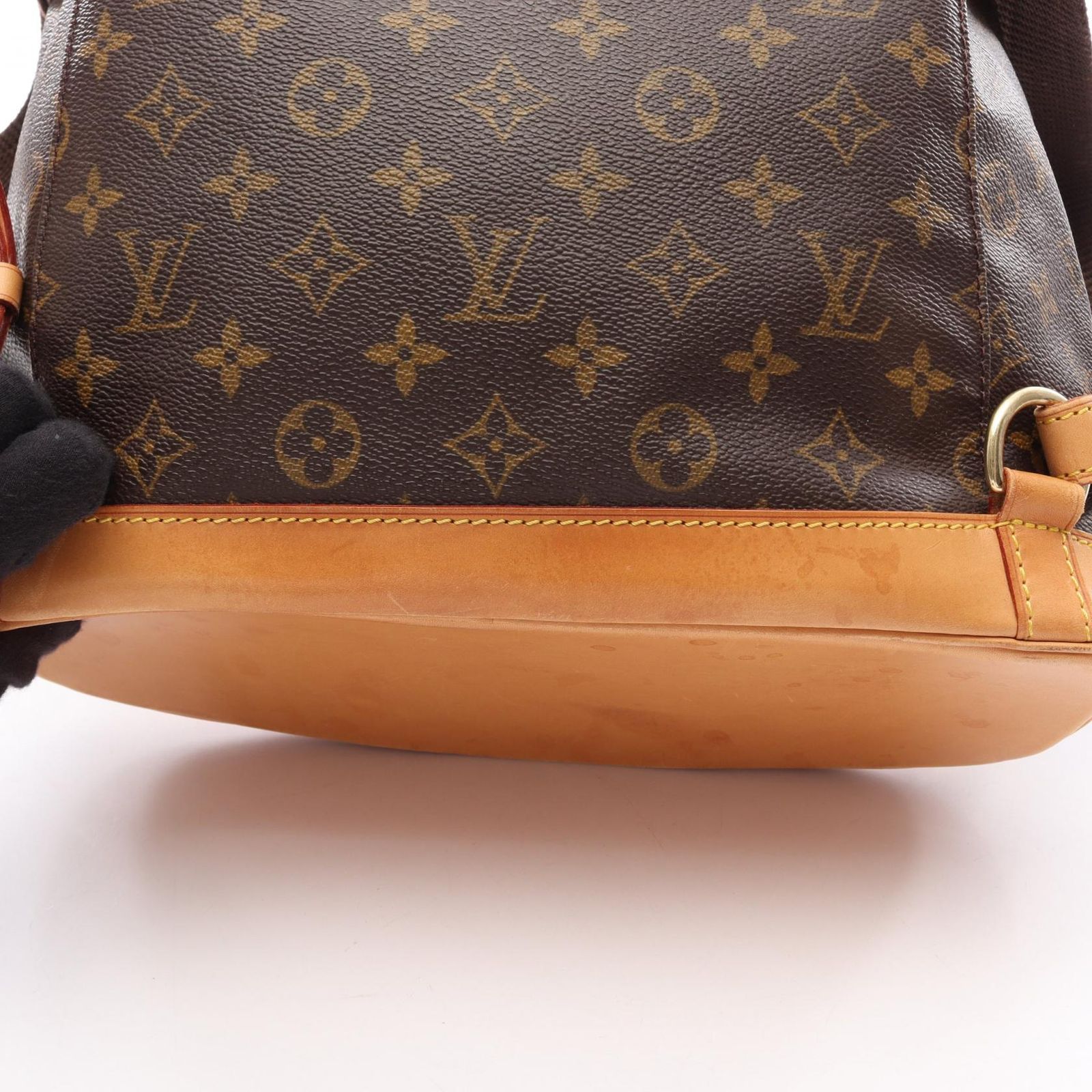 ルイ・ヴィトン LOUIS VUITTON リュックサック バックパック モンスリGM モノグラム M51135 PVCコーティングキャンバス レザー モンスリGM レディース Used B