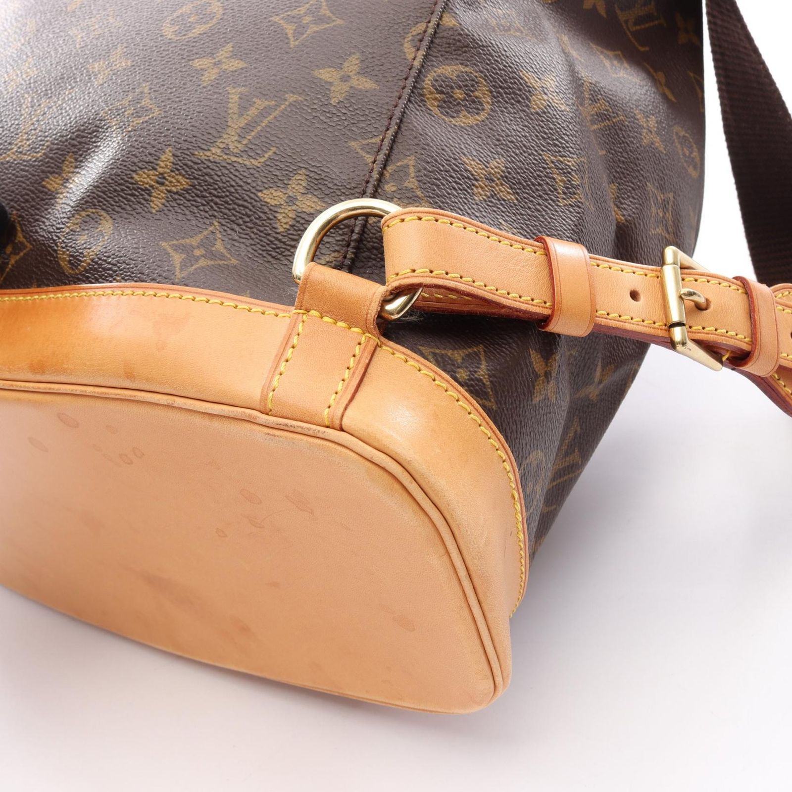 ルイ・ヴィトン LOUIS VUITTON リュックサック バックパック モンスリGM モノグラム M51135 PVCコーティングキャンバス レザー モンスリGM レディース Used B