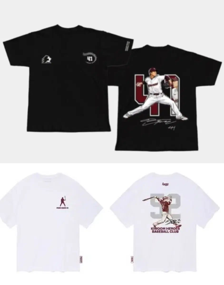 KIWOOMヒーローズ安 佑鎮（アン・ウジン）、パク・ビョンホ 記念プレイヤーTシャツ まとめ