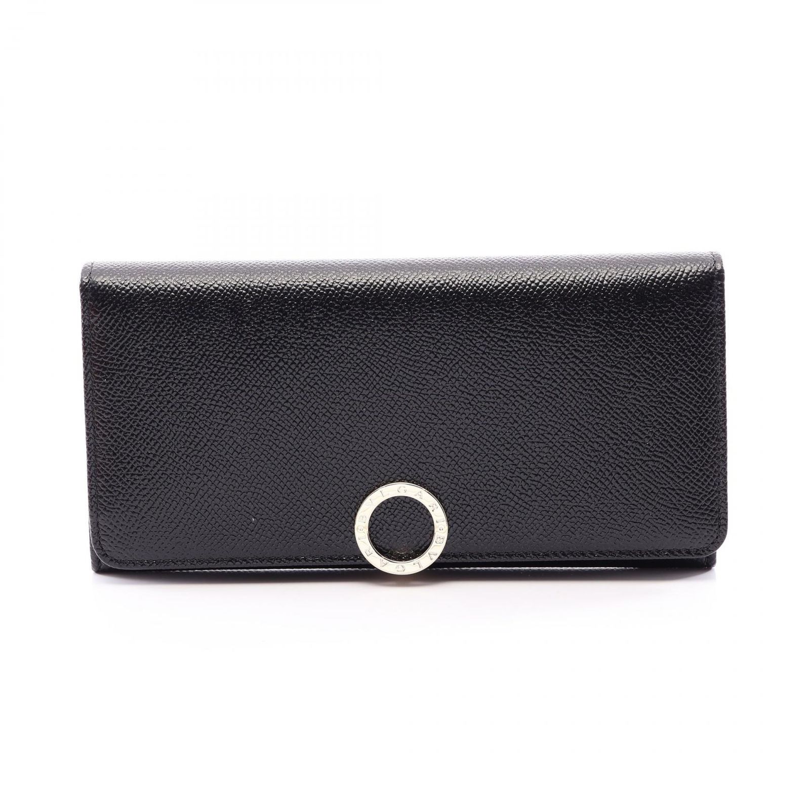 ブルガリ BVLGARI 二つ折り長財布 ブルガリブルガリ 30412 ブラック レザー ブルガリブルガリ ZIP長財布 メンズ 未使用