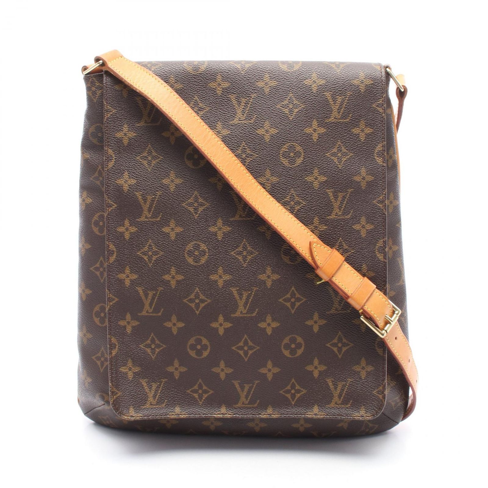 ルイ・ヴィトン LOUIS VUITTON ショルダーバッグ ミュゼット M51256 PVCコーティングキャンバス レザー ミュゼット レディース Used B