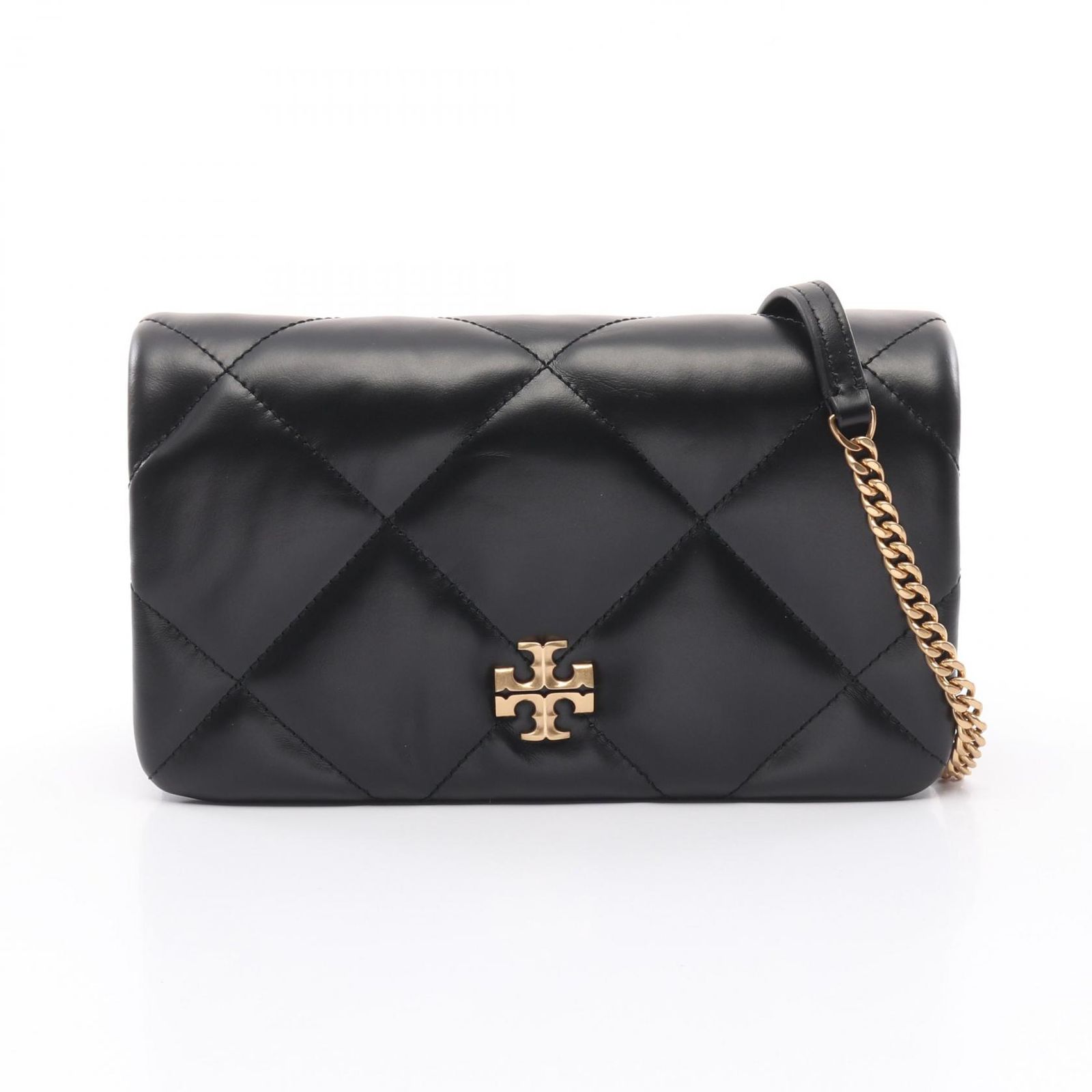 トリーバーチ Tory Burch ショルダーバッグ Kira Diamond 158624001 ブラック レザー ショルダーバッグ レディース 新品