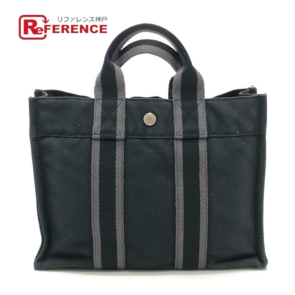 HERMES エルメス ハンドバッグ フールトゥPM フールトゥ PM キャンバス ブラック