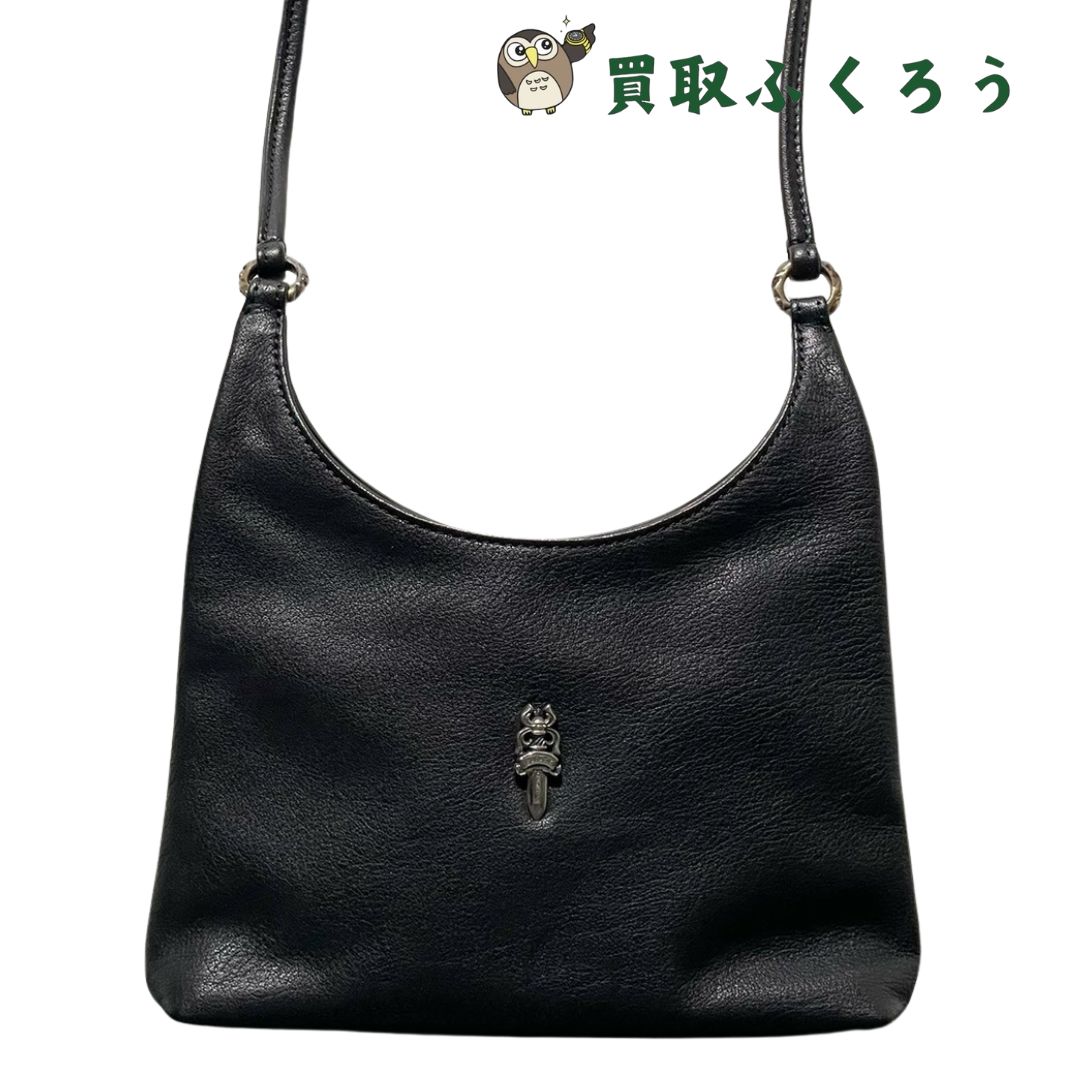 【新品・未使用】クロムハーツ Chrome Hearts　VIV ダガー　黒　ショルダーバッグ　トートバッグ 　ハンドバッグ