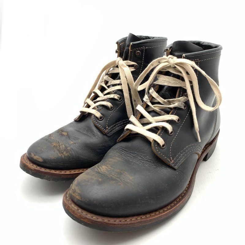 【中古品】 REDWING 9060 BECKMAN FLATBOX レッドウィング ベックマン フラットボックス ブーツ レザーブーツ シューズ 靴 【164-260531-gm-13-fuz】