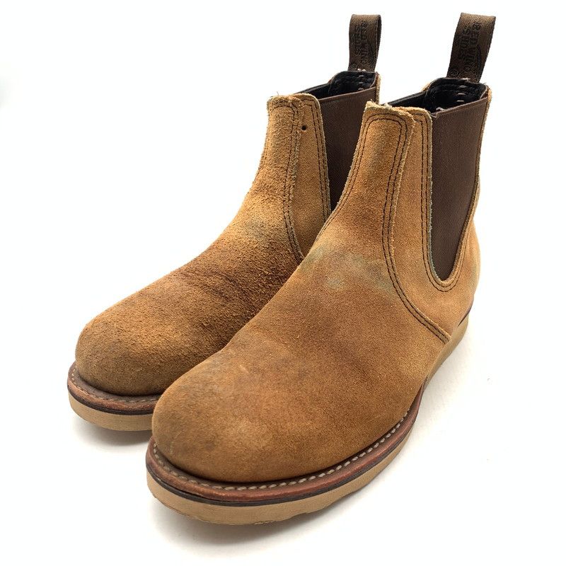 【中古品】 REDWING 3192 CLASSIC CHELSEA レッドウィング クラシック チェルシー ブーツ シューズ 靴 スウェード 【164-260531-gm-14-fuz】
