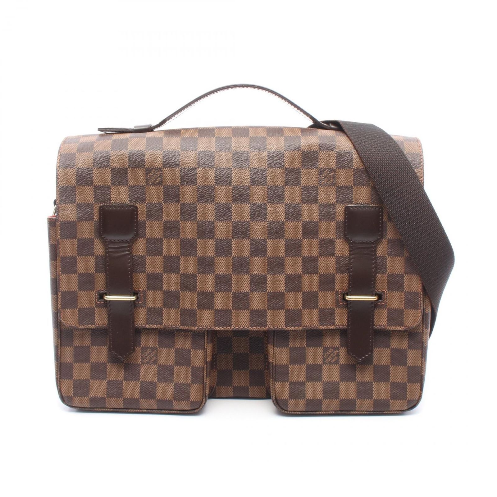 ルイ・ヴィトン LOUIS VUITTON ショルダーバッグ ブロードウェイ N42270 PVCコーティングキャンバス レザー ブロードウェイ ユニセックス Used A