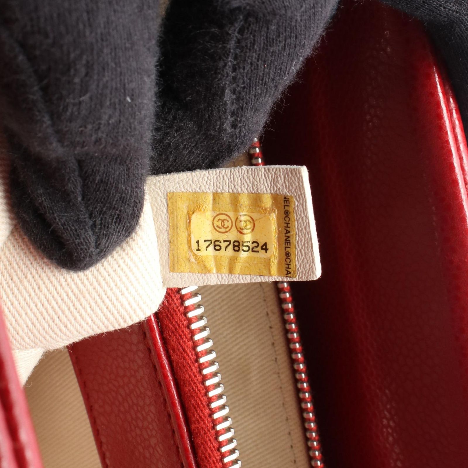 シャネル CHANEL トートバッグ マトラッセ ココマーク レッド キャビア 