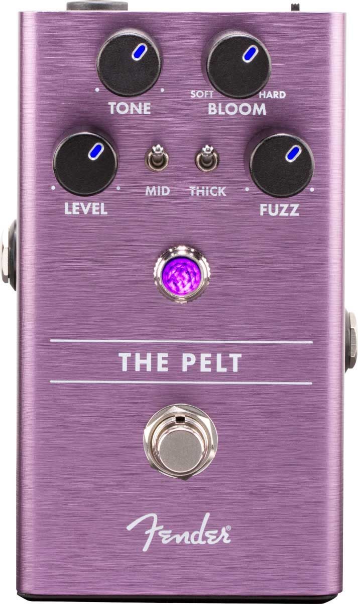 新品 Fender The Pelt Fuzz ファズの質感が切り替えられるMid/Thickスイッチを搭載