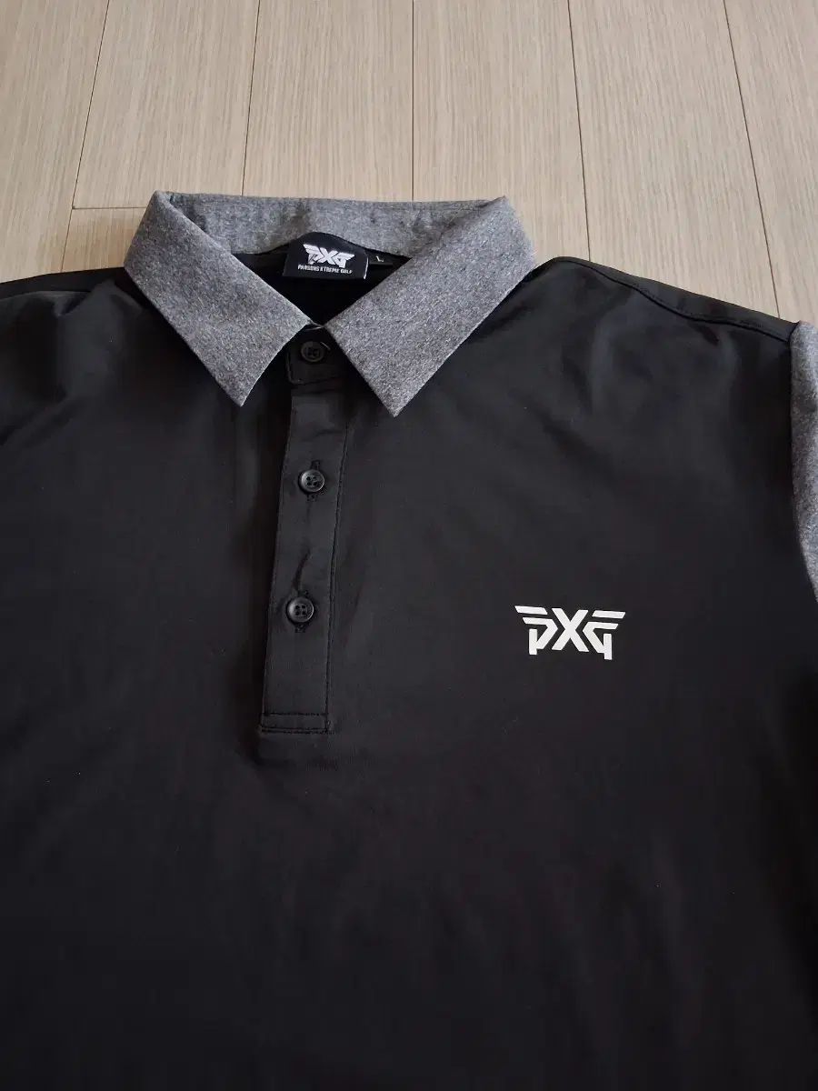 PXG ゴルフウェア 半袖 カラーTシャツ ブラック