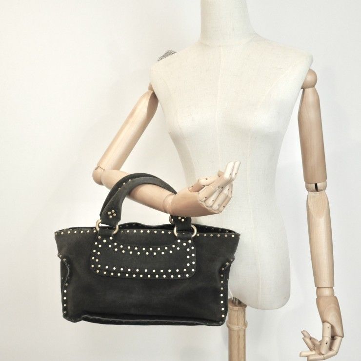 CELINE（セリーヌ） ブギーバッグ ヴィンテージ ハンドバッグ スタッズ 