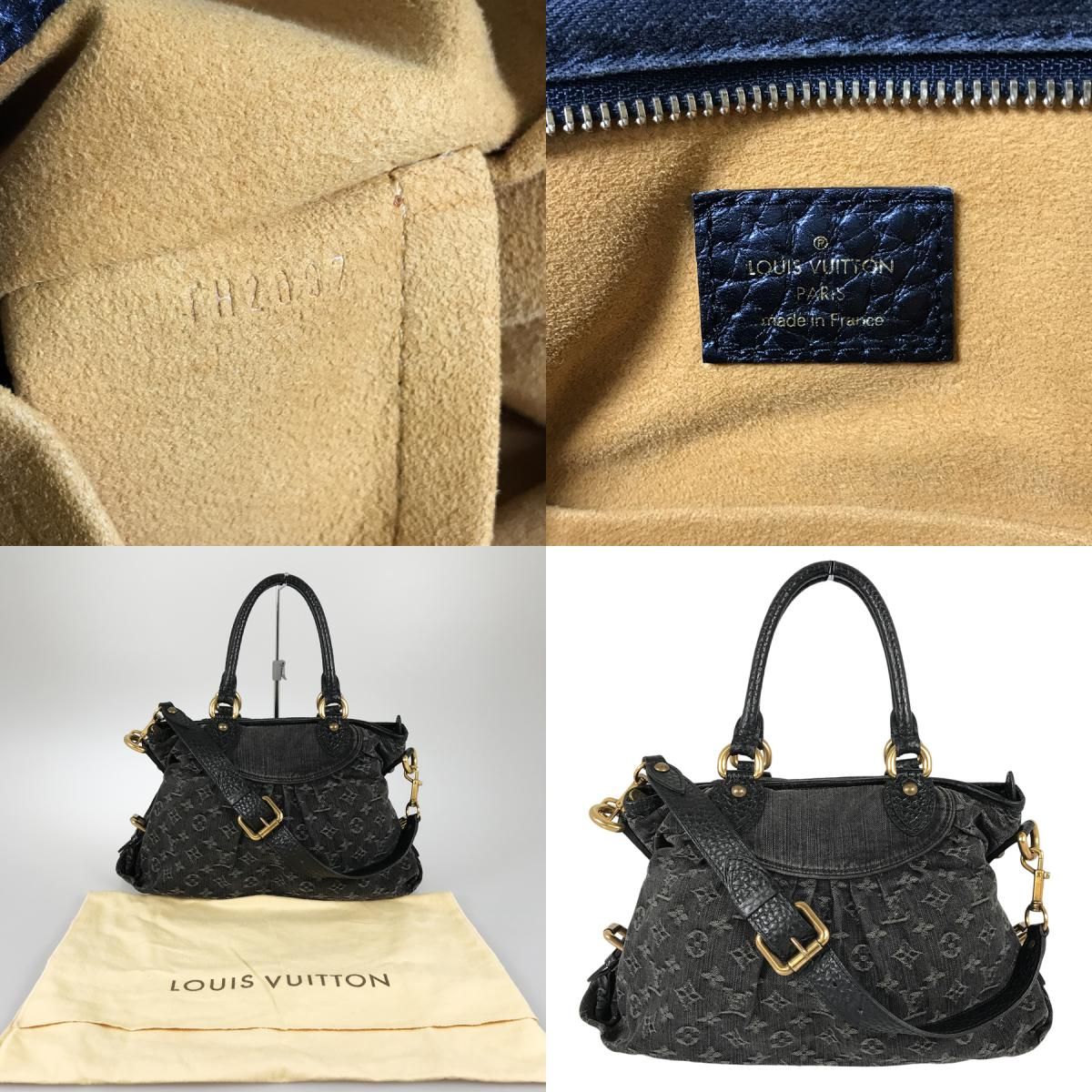 ルイ・ヴィトン LOUIS VUITTON モノグラム デニム ネオ カビィ MM 