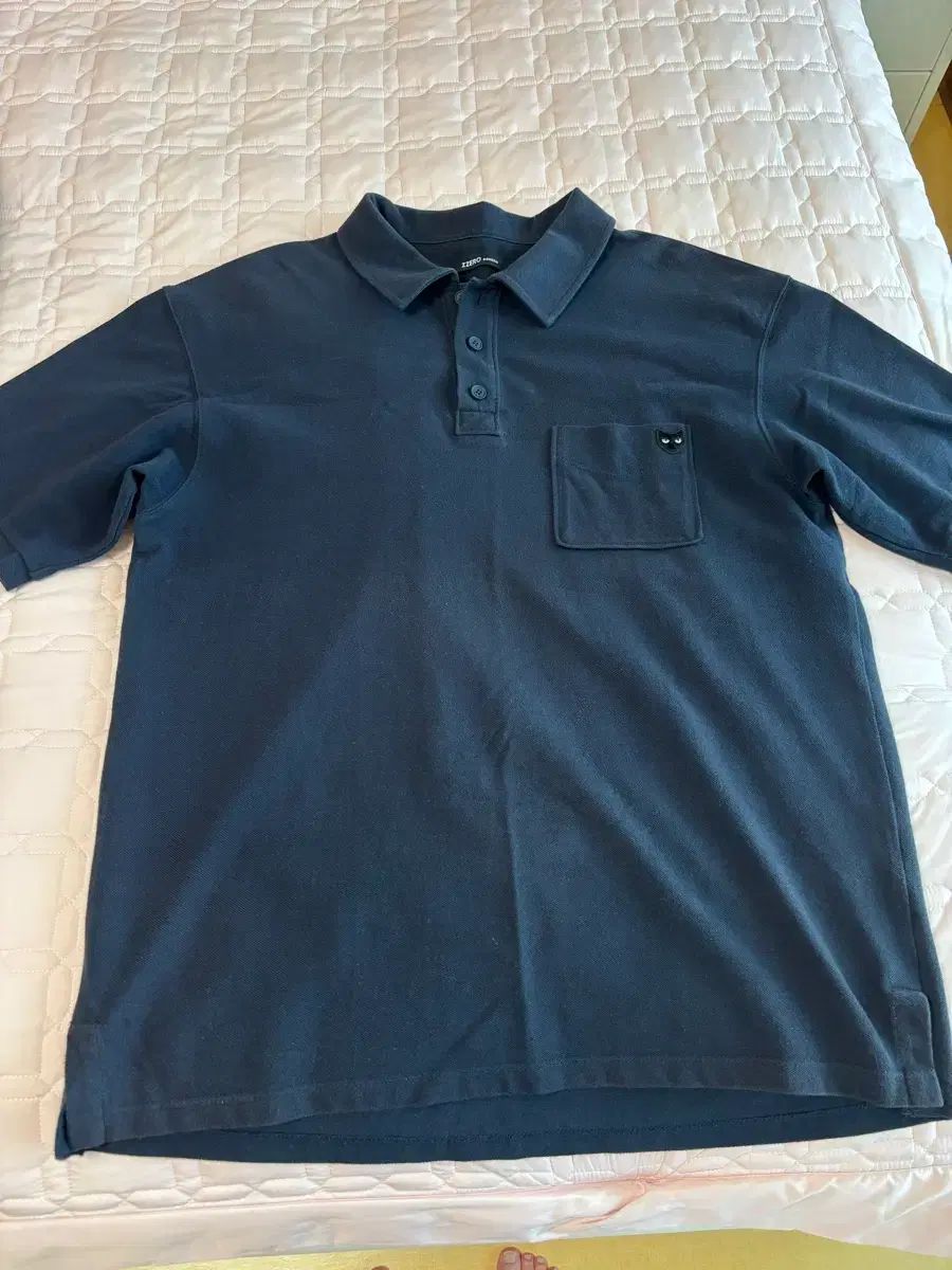 SONGZIO HOMME(ソンジオ・オム) ZZERO SONGZIO カラーTシャツ ネイビー