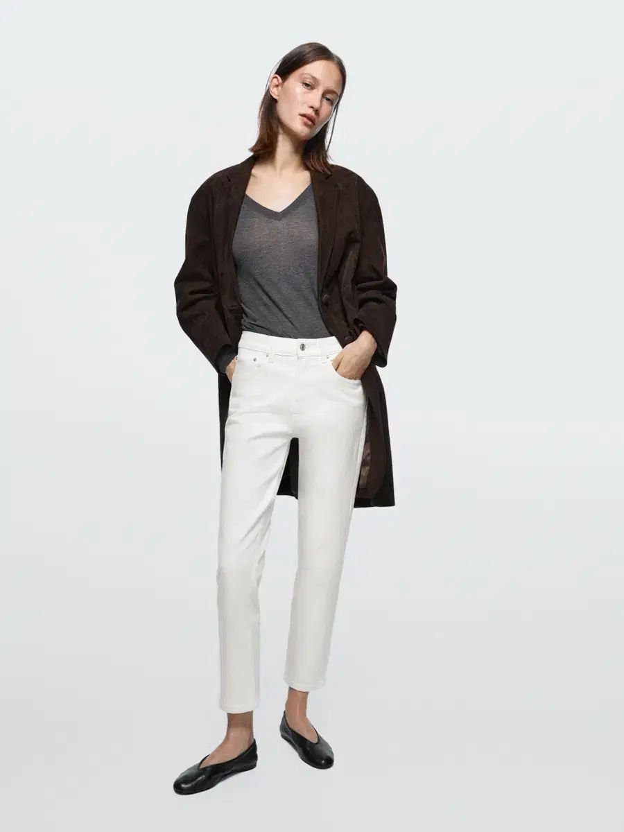 マッシモ ドゥッティ MID RISE SLIM CROPPED パンツ