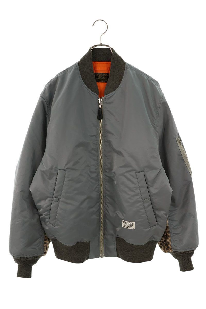ワコマリア 24FW-WMO-ML02/MA-1 FLIGHT JACKET レオパード切替フライト