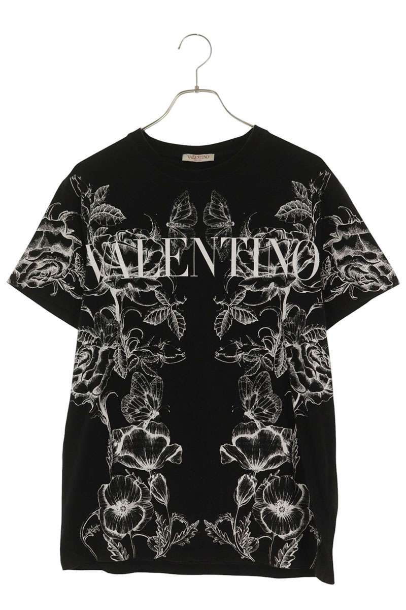 【極美品】 VALENTINO ヴァレンティノ　総柄　プリント　Tシャツ S ヴァレンティノ ロゴ総柄プリントTシャツ メンズ S