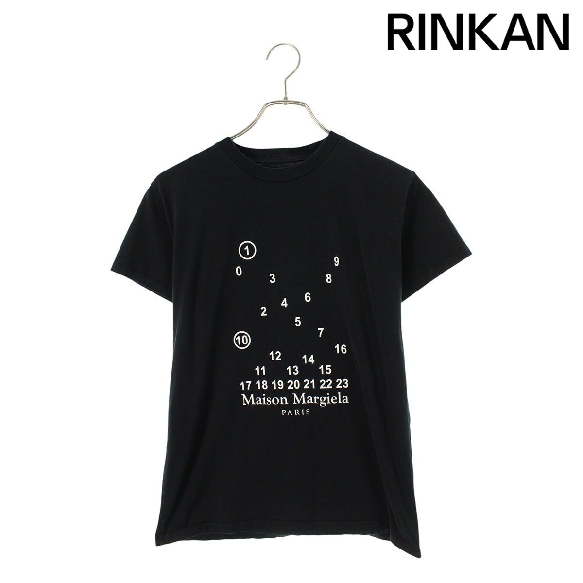 メゾンマルジェラ 22SS S51GC0516 S22816 ナンバリングロゴプリントクルーネックTシャツ メンズ S