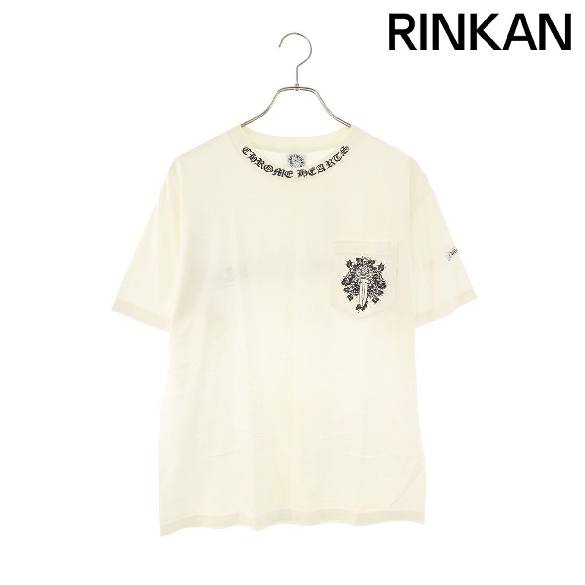 クロムハーツ CH T-SHRT/3 バックスクロールラベルヴァインダガープリントTシャツ メンズ M