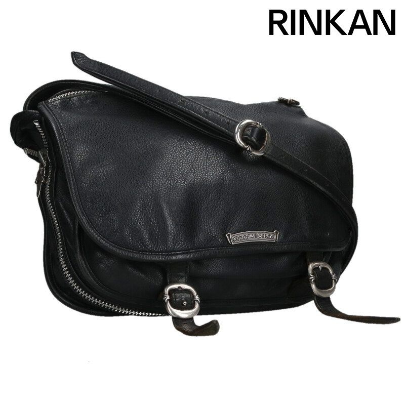 クロムハーツ SHOULDER BAG-SM ガンスリンガーストラップレザーショルダーバッグ メンズ