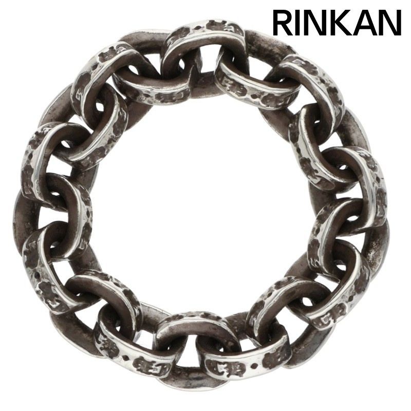 クロムハーツ PAPER CHAIN RING/ペーパーチェーン シルバーリング メンズ 11号
