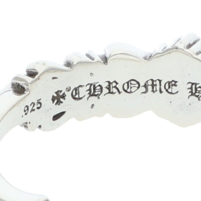 クロムハーツ  BABY CLSC/ベイビークラシックダブルフローラル シルバーリング メンズ 21.5号 クロムハーツ BABY CLSC/ベイビークラシックダブルフローラル シルバー