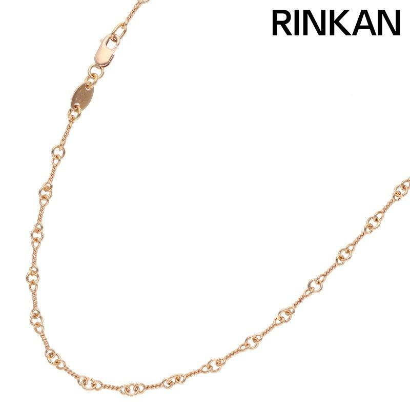 クロムハーツ 22K NECKCHAIN T18/ツイストチェーン18inch ゴールドネックレス メンズ 18inch
