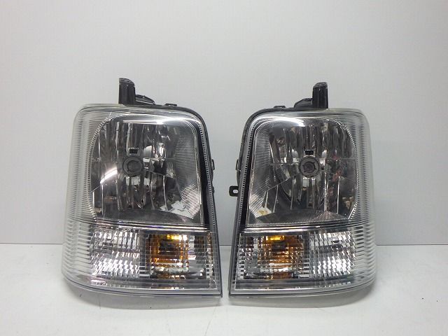 エブリィ ヘッドライト左右 ハロゲン DA64V LE04H6129/G6129 レベ付 35120/35320-68H51 コーティング 綺麗 260529236
