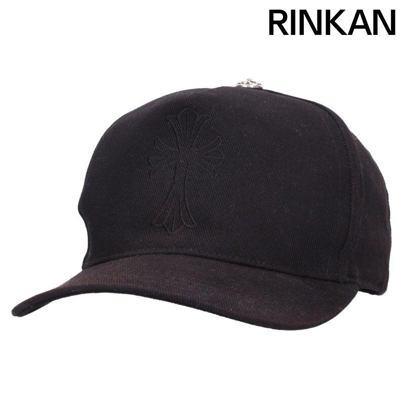 クロムハーツ TRUCKER CAP/デニムトラッカー CHクロスステッチクロスボール付きキャップ帽子 メンズ ONE SIZE